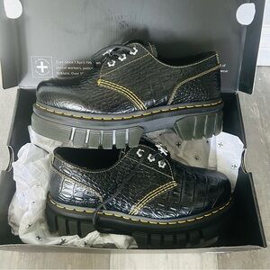 Dr. Martens x Heaven by Marc Jacobs Croc Platform Shoes 8.5